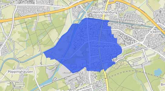 Bodenrichtwertkarte Castrop Rauxel Habinghorst